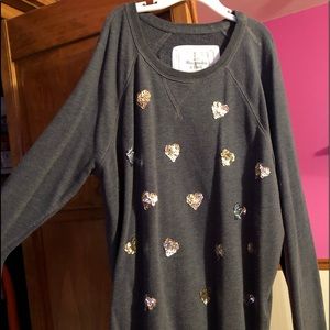 heart crewneck